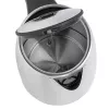 Elektrická kanvica Adler AD 1340 1,7 L 2200 W čierna strieborná
