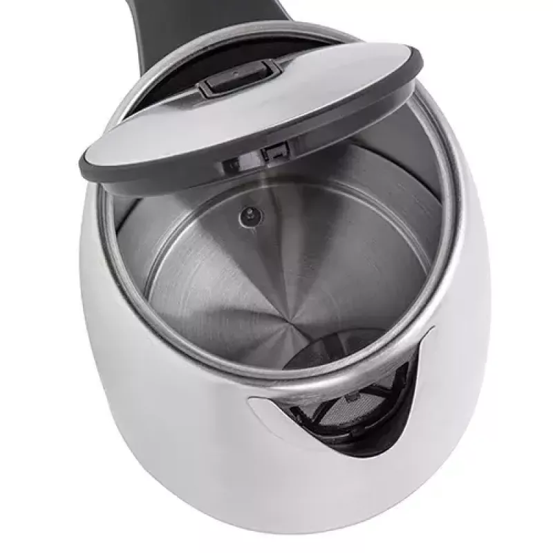 Elektrická kanvica Adler AD 1340 1,7 L 2200 W čierna strieborná