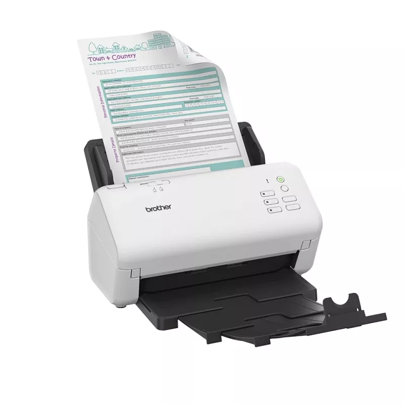 Brother ADS-4300N skener ADF skener 600 x 600 DPI A4 čierny, biely