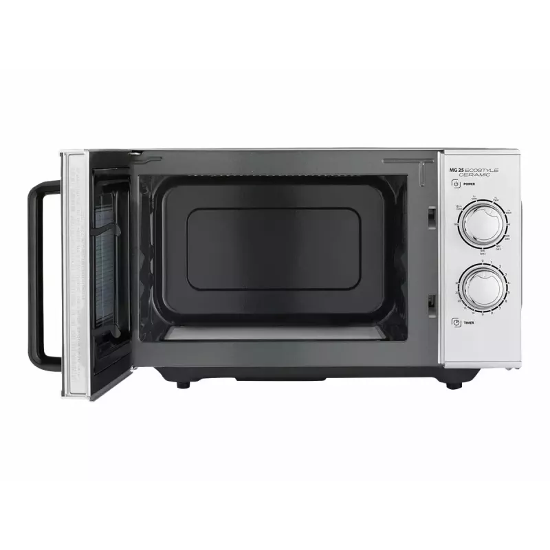 Mikrovlnná rúra Caso MG 25 Ecostyle, 25 L, 900 W, funkcia grilu, strieborná