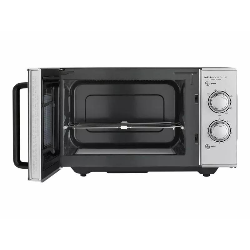 Mikrovlnná rúra Caso MG 25 Ecostyle, 25 L, 900 W, funkcia grilu, strieborná