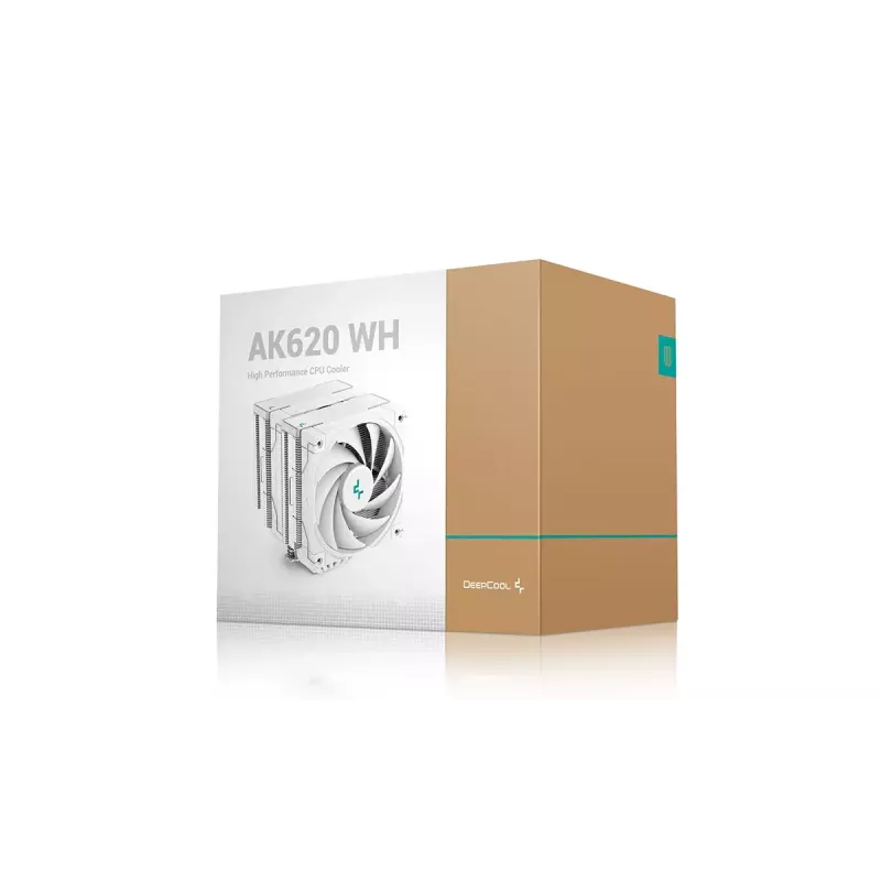Chladič vzduchu DeepCool AK620 WH 12 cm 500–1850 ot/min biely