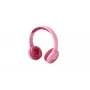 Muse M-215BTP Bluetooth stereo slúchadlá pre deti, over-ear, bezdrôtové, Bluetooth 5.0, ružové
