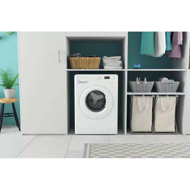 Práčka s predným plnením Indesit MTWA 71252 W IT — 7 kg, 1200 ot/min, energetická trieda E, biela