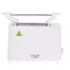Hriankovač Adler AD 3223 2 plátky 750 W biela