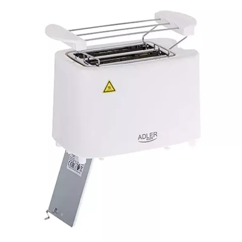 Hriankovač Adler AD 3223 2 plátky 750 W biela
