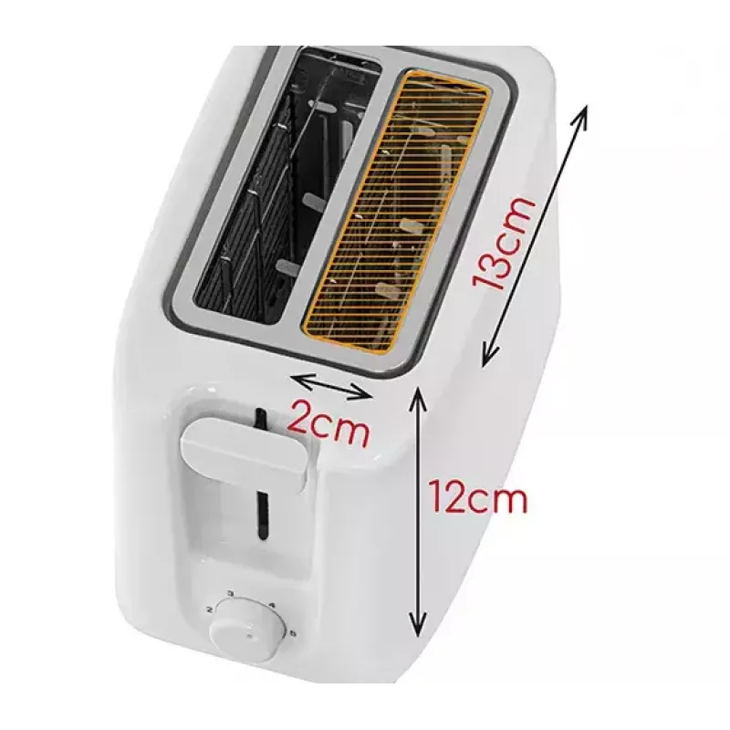 Hriankovač Adler AD 3223 2 plátky 750 W biela