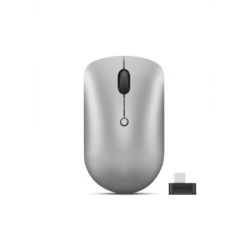 Bezdrôtová obojručná myš Lenovo 540 — RF, 2400 DPI, 4 tlačidlá, USB-C prijímač, sivá