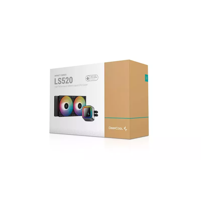 All-in-One kvapalinový chladič DeepCool LS520 12 cm čierny 500-2250 ot/min