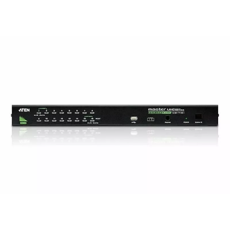ATEN 16-portový USB - PS/2 VGA KVM prepínač s USB portom pre periférie