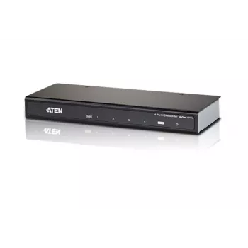 ATEN 4-portový HDMI audio/video rozbočovač 4Kx2K, HDMI, 4x HDMI, 4096 x 2160 pixelov, čierny, 4K Ultra HD, 15 m