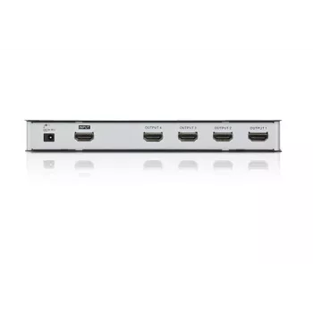 ATEN 4-portový HDMI audio/video rozbočovač 4Kx2K, HDMI, 4x HDMI, 4096 x 2160 pixelov, čierny, 4K Ultra HD, 15 m