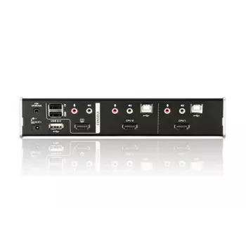 ATEN 2-portový USB HDMI KVM prepínač s audio a USB 2.0 hubom (KVM kábel v balení)