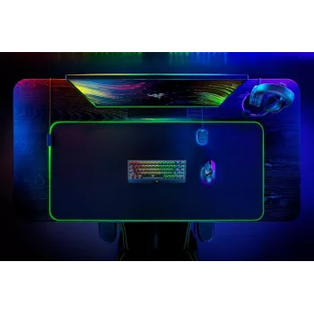 RAZER Goliathus Chroma 3XL - mäkká herná podložka pod myš s Chroma RGB - čierna