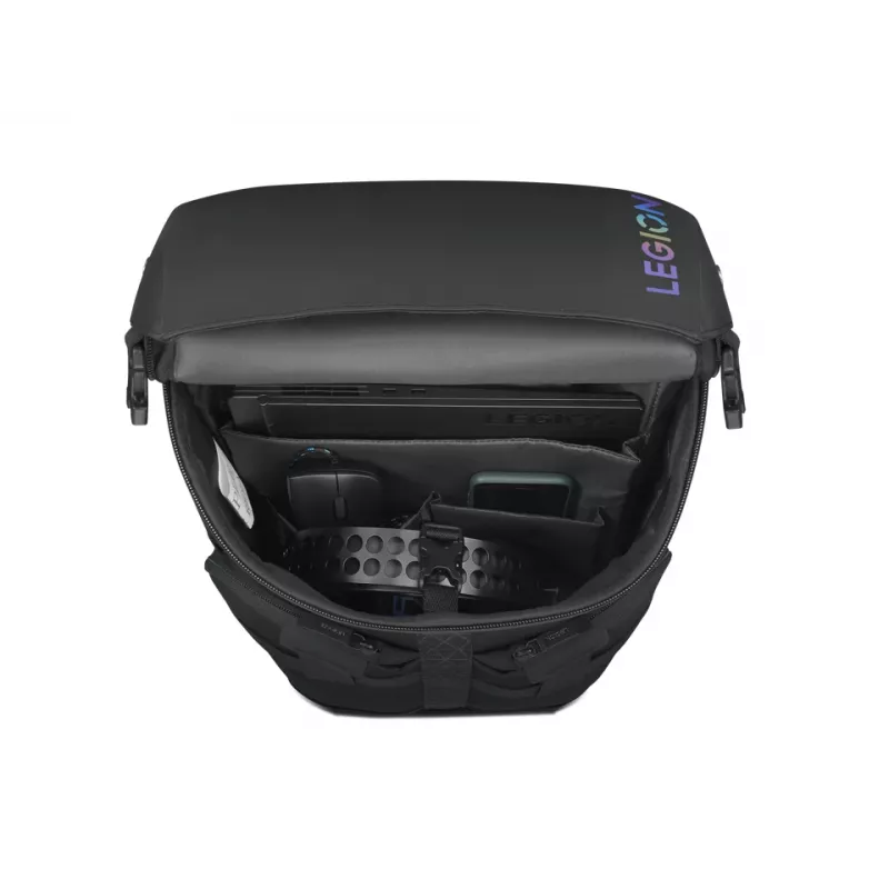 Cestovný batoh Lenovo Legion Active GX41C86982 — polyester, čierny, vhodný pre až 17