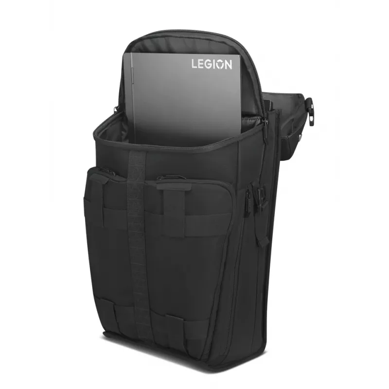 Cestovný batoh Lenovo Legion Active GX41C86982 — polyester, čierny, vhodný pre až 17