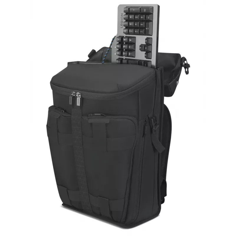 Cestovný batoh Lenovo Legion Active GX41C86982 — polyester, čierny, vhodný pre až 17