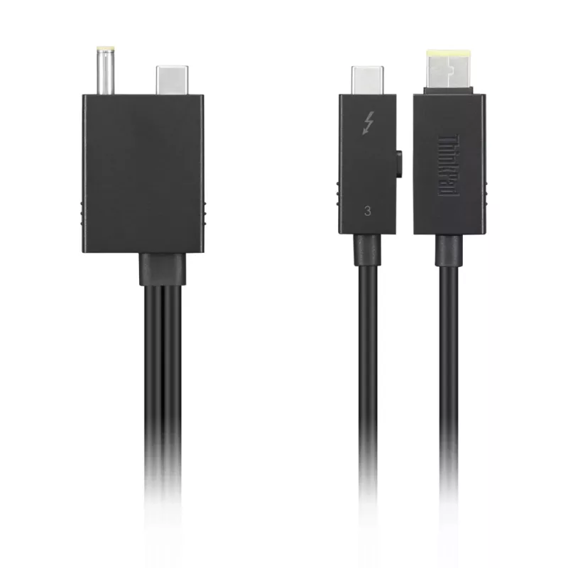 Lenovo 4X91K16970 Thunderbolt kábel 0,7 m 40 Gbit/s čierny