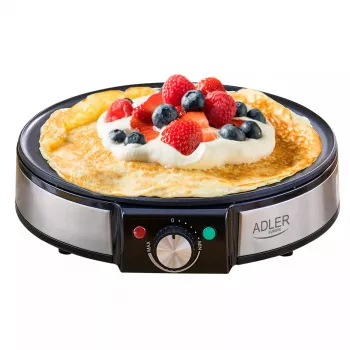 Prístroj na palacinky Adler AD 3058 1600 W čierny nerezová oceľ