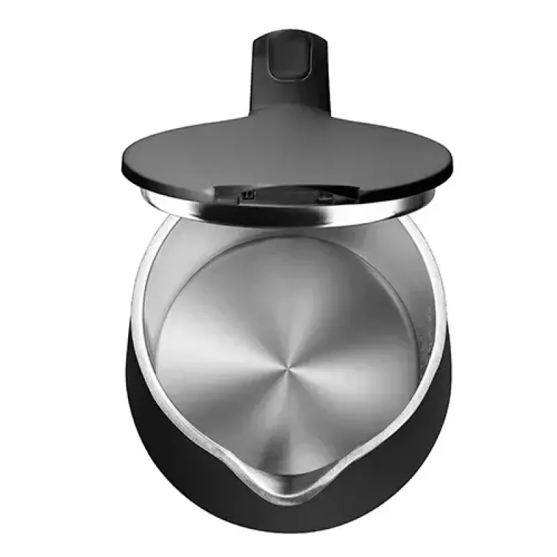Elektrická rýchlovarná kanvica Adler AD 1345b — objem 1,7 l, 2200 W, nerezová oceľ, čierna