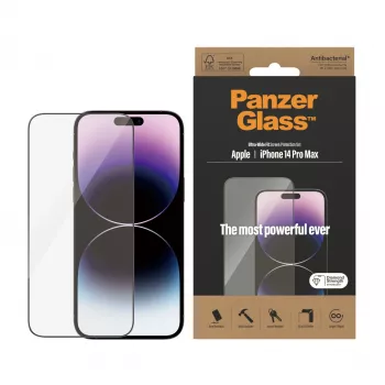 Ochranná fólia na displej PanzerGlass Apple iPhone 14 Pro Max Ultra-Wide Fit odolná proti poškriabaniu a nárazom