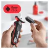 Braun Series 5 50-R1000s fóliový holiaci strojček čierny, červený