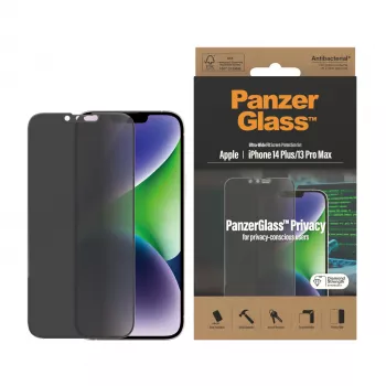 PanzerGlass ochranná fólia displeja proti videniu z boku Apple iPhone 14 Plus 13 Pro Max odolná proti poškriabaniu a nárazom