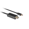 LANBERG kábel USB-C(m) - HDMI(m) 1 m 4K 60 Hz čierny