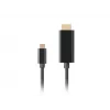 LANBERG kábel USB-C(m) - HDMI(m) 1 m 4K 60 Hz čierny