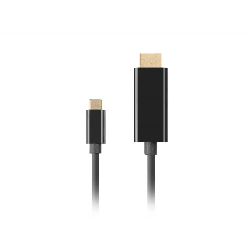 LANBERG kábel USB-C(m) - HDMI(m) 1 m 4K 60 Hz čierny