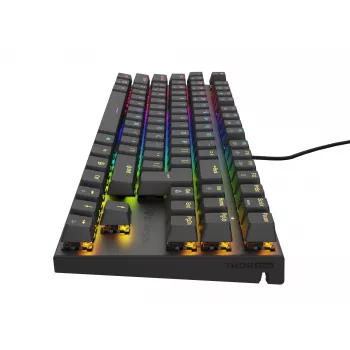GENESIS Thor 303 TKL klávesnica herná USB QWERTY čierna RGB LED