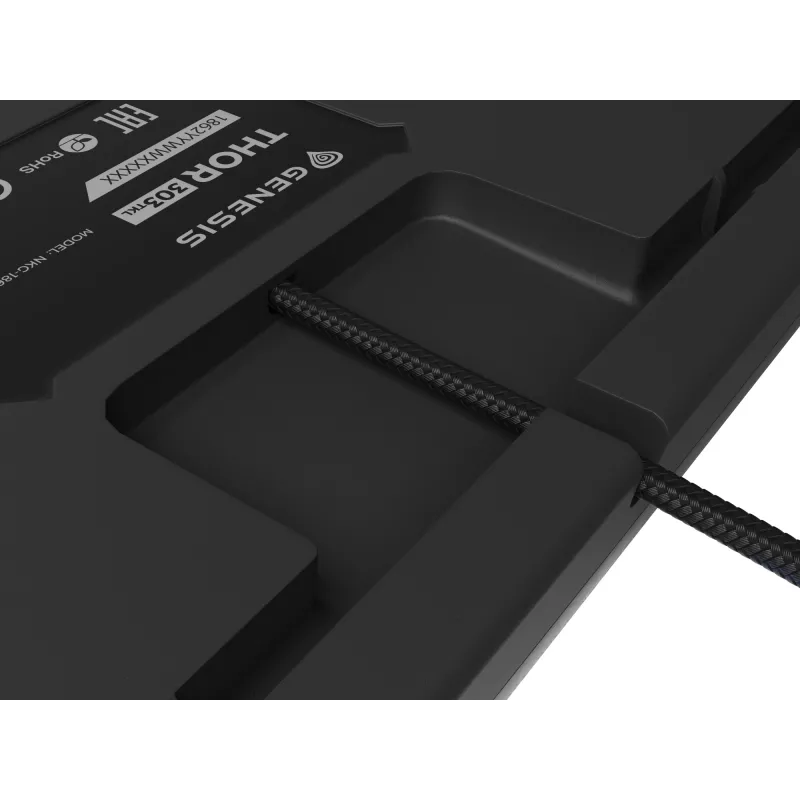 GENESIS Thor 303 TKL klávesnica herná USB QWERTY čierna RGB LED