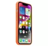 APPLE kožené puzdro s MagSafe iPhone 14 oranžové