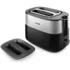 Philips Daily Collection HD2517/90 hriankovač, 2 otvory, 830 W, čierny/strieborný