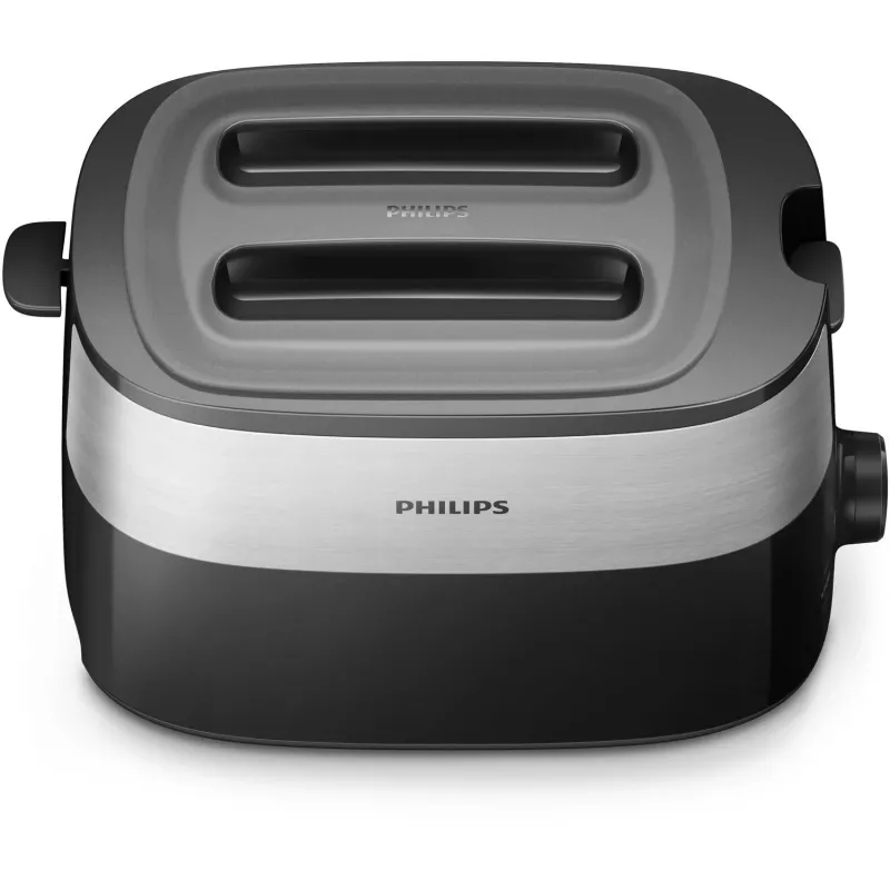 Philips Daily Collection HD2517/90 hriankovač, 2 otvory, 830 W, čierny/strieborný