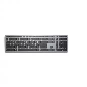 DELL Pro Plus klávesnica - KB700 - ruská (QWERTY), Full-Size (100%), bezdrôtová, RF Wireless + Bluetooth, QWERTY, sivá