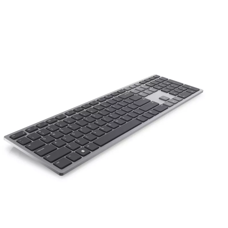DELL Pro Plus klávesnica - KB700 - ruská (QWERTY), Full-Size (100%), bezdrôtová, RF Wireless + Bluetooth, QWERTY, sivá