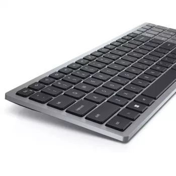 Klávesnica DELL KB740 Office RF Wireless + Bluetooth QWERTY US International sivá čierna