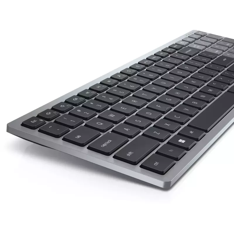 Klávesnica DELL KB740 Office RF Wireless + Bluetooth QWERTY US International sivá čierna