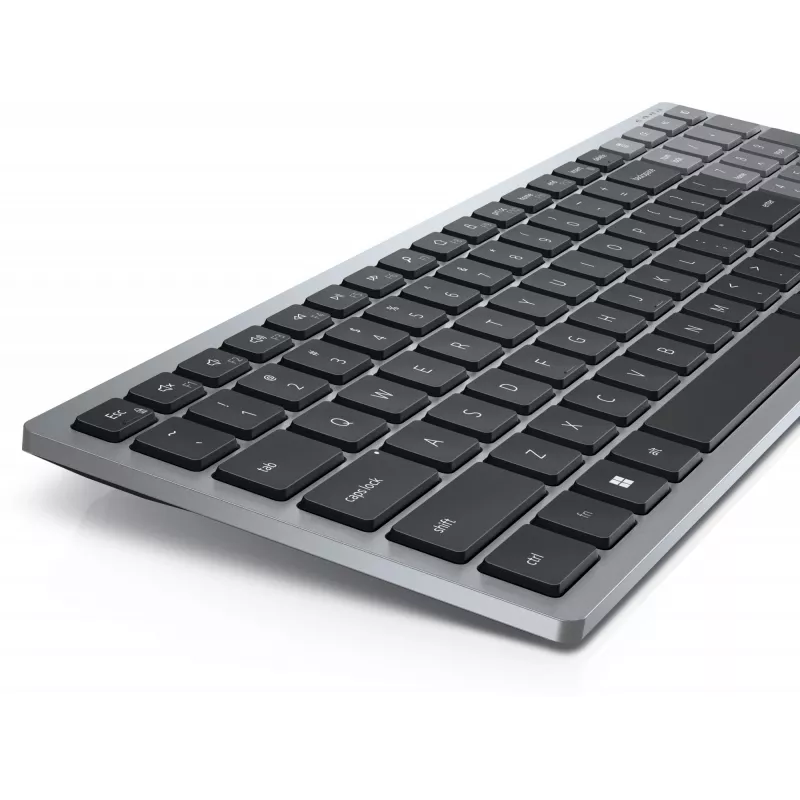 Dell Pro Plus Compact KB740 – Full-Size (100%), RF Wireless + Bluetooth, ruská QWERTY, čierna/sivá