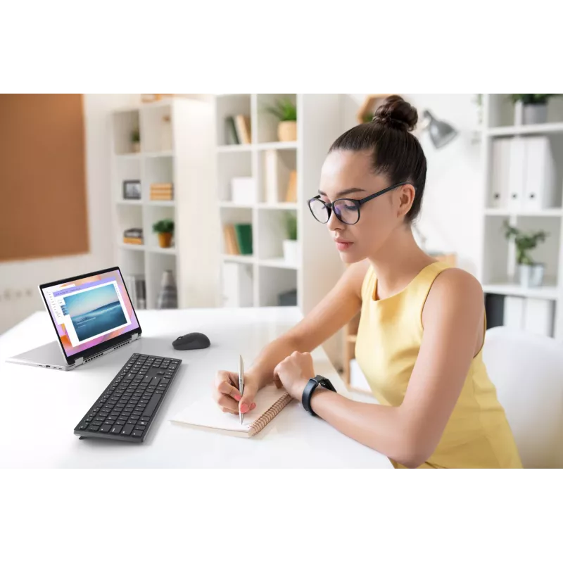 DELL Pro klávesnica - KB500 - ruská (QWERTY), Full-Size (100 %), bezdrôtová, RF Wireless, spínače Plunger, QWERTY, čierna