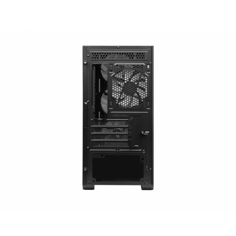 PC skriňa MSI MAG FORGE M100A Micro Tower čierna s tvrdeným sklom, 3x120mm predný ventilátor, RGB, microATX/Mini‑ITX