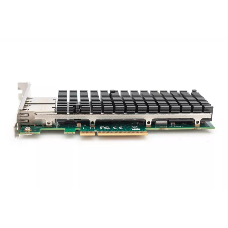 DIGITUS Ethernet serverový adaptér – 10 Gbit/s Dual-Port PCIe X8, Intel X540 BT2