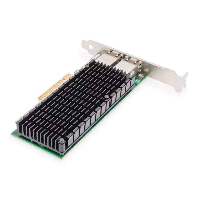 DIGITUS Ethernet serverový adaptér – 10 Gbit/s Dual-Port PCIe X8, Intel X540 BT2