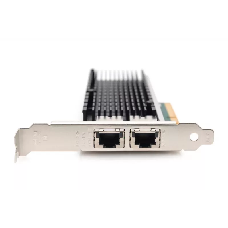 DIGITUS Ethernet serverový adaptér – 10 Gbit/s Dual-Port PCIe X8, Intel X540 BT2