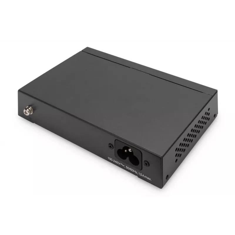 DIGITUS PoE switch 4+1 portov Ethernet unmanaged 4-porty PoE,