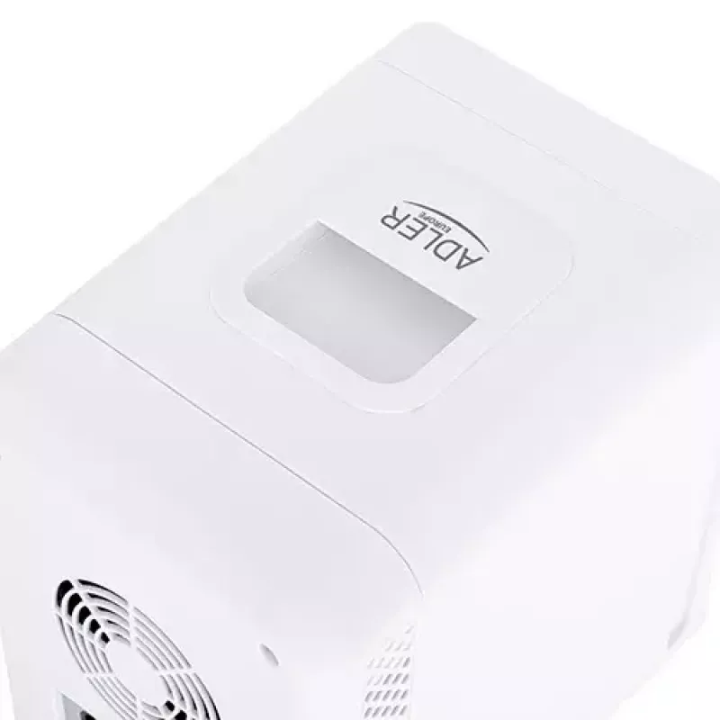 Samostatne stojaca mini chladnička Adler AD 8085, 4 L, pravé otváranie, zrkadlové dvere, 220–240 V/12 V