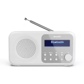 Sharp DR-P420(WH) Tokyo prenosné digitálne rádio, prenosné, digitálne, DAB, DAB+, FM, Auto-Scan, Auto-Tuning, 2 W, AAC