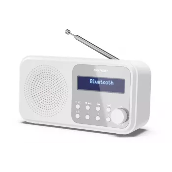 Sharp DR-P420(WH) Tokyo prenosné digitálne rádio, prenosné, digitálne, DAB, DAB+, FM, Auto-Scan, Auto-Tuning, 2 W, AAC