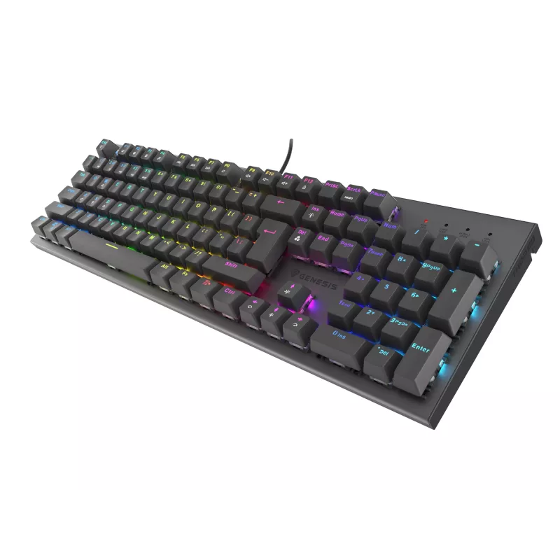 GENESIS Thor 303 herná klávesnica USB QWERTY US International čierna